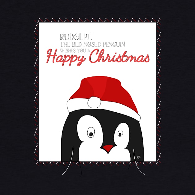 Rudolph Christmas Penguin by Kirovair